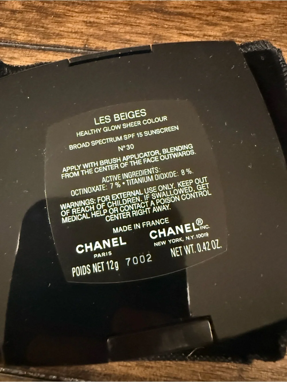 CHANEL Les Beiges Healthy Glow Sheer Colour - N30